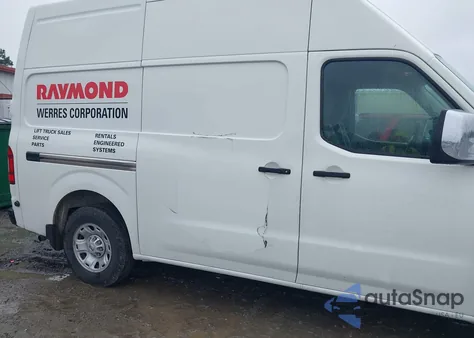 2020 Nissan Nv Cargo Nv3500 Hd Sv High Roof V8 из США, поврежденный, VIN 1N6AF0LY1LN801075